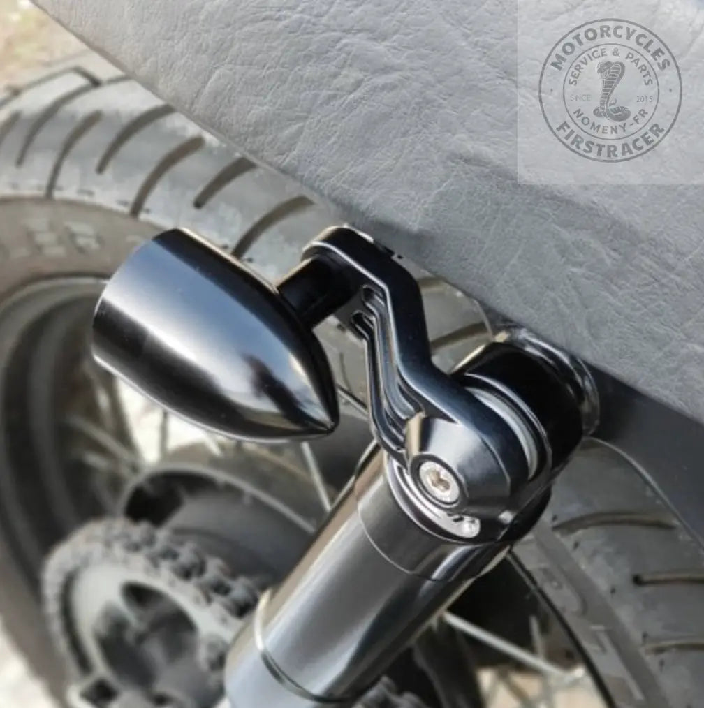 Supports de clignotants Motone TRILINE - Finition Noire Firstracer