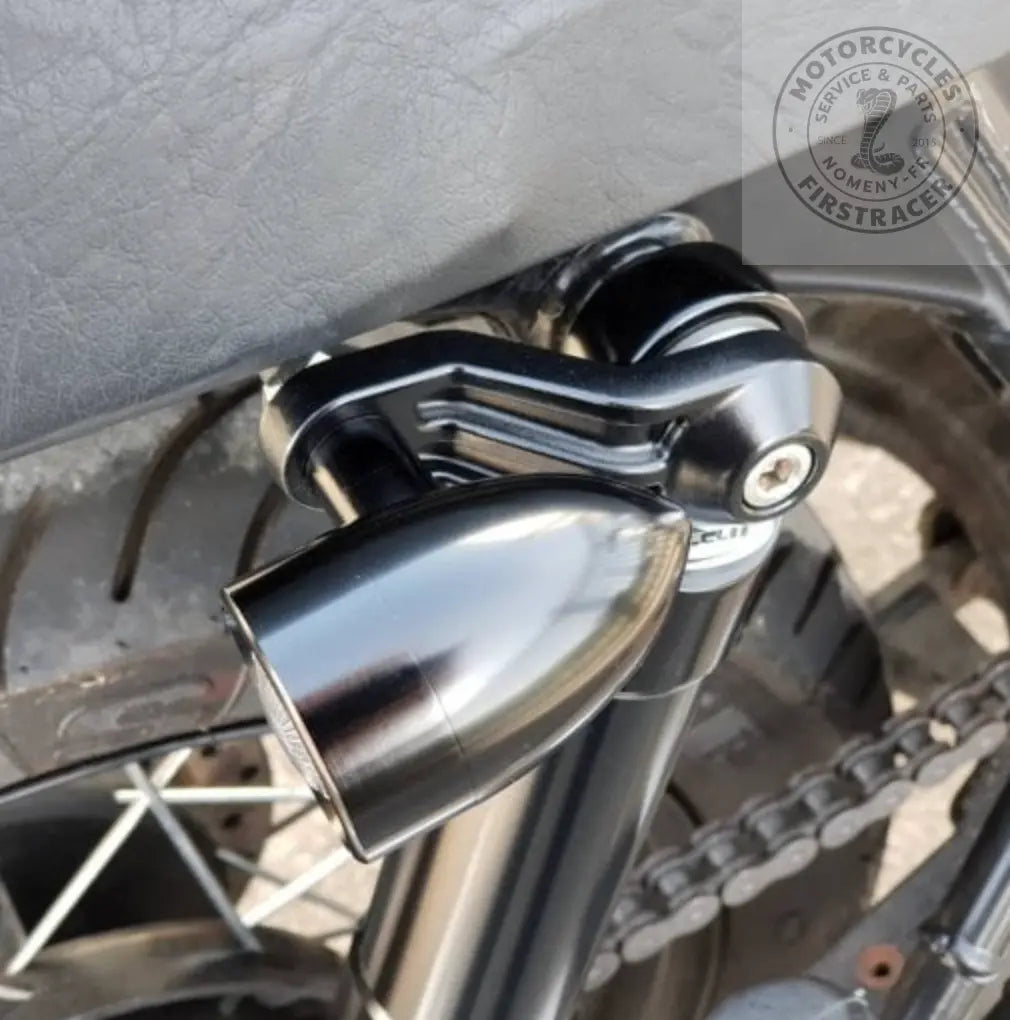 Supports de clignotants Motone TRILINE - Finition Noire Firstracer