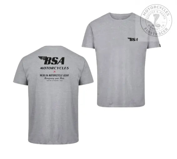 T-SHIRT Gris - BIRMINGHAM BSA Firstracer