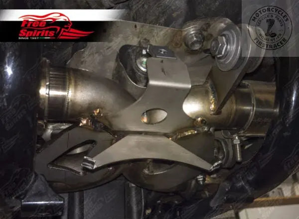 X-Pipe (De-Cat) Pour Triumph Street Twin, Street Cup, Bonneville T100/T120, Bobber, Speedmaster, Thruxton 1200 Std et Rcode Firstracer