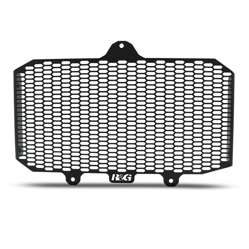Protection de radiateur R&amp;G Racing Pro noire – Royal Enfield 450 Firstracer