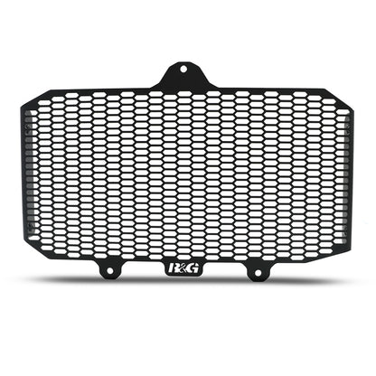 Protection de radiateur R&amp;G Racing Pro noire – Royal Enfield 450 Firstracer