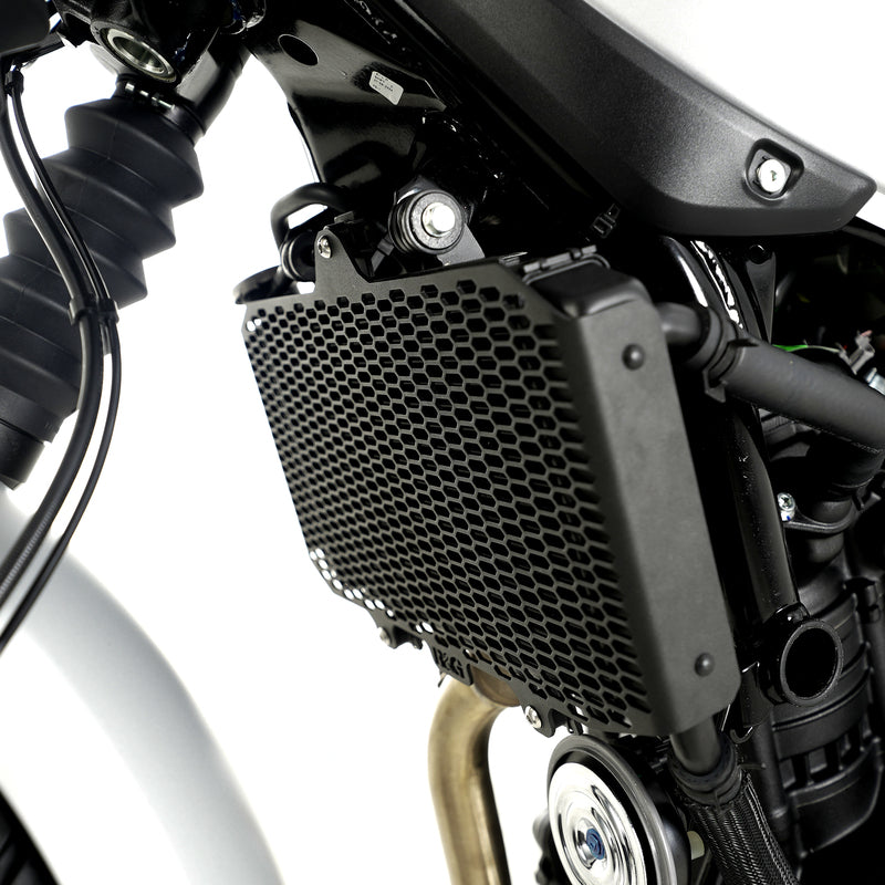Protection de radiateur R&amp;G Racing Pro noire – Royal Enfield 450 Firstracer