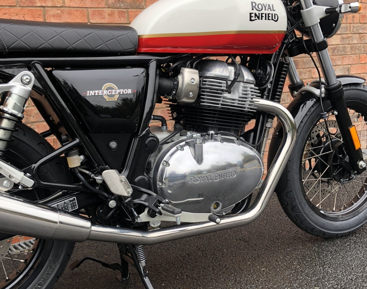 Paire de collecteur d'échappement Royal Enfield 650 Twins