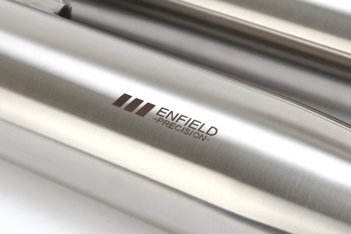 SILENCIEUX ENFIELD PRECISION INOX BROSSÉ – SUPER METEOR 650 ET SHOTGUN 650 Firstracer