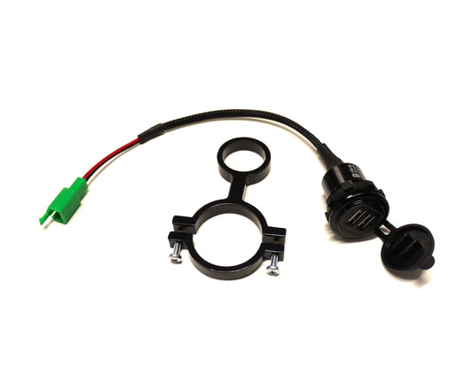 Kit prise USB 12V avec support fourche Royal Enfield 650 Twins