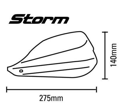 Kit protège mains Barkbuster blanc Royal Enfield Himalayan 411