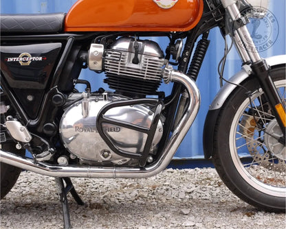 Barres de protection moteur Trois Points noir Royal Enfield 650 twins Firstracer