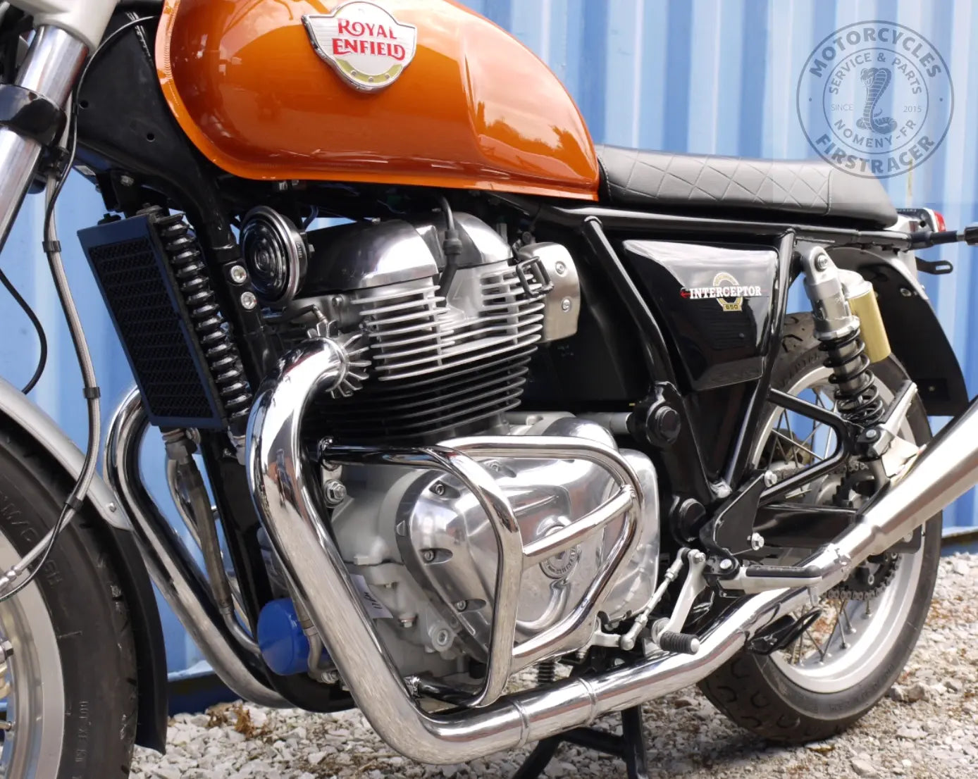 Barres de protection moteur – Triple – Chrome – Interceptor 650 / Continental GT 650 Firstracer