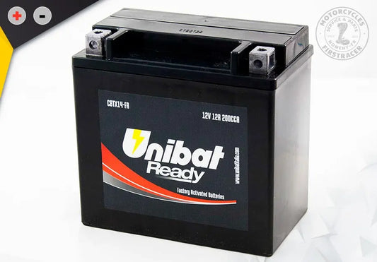 Batterie Unibat CBTX14-FA pour Royal Enfield 650 twins Firstracer