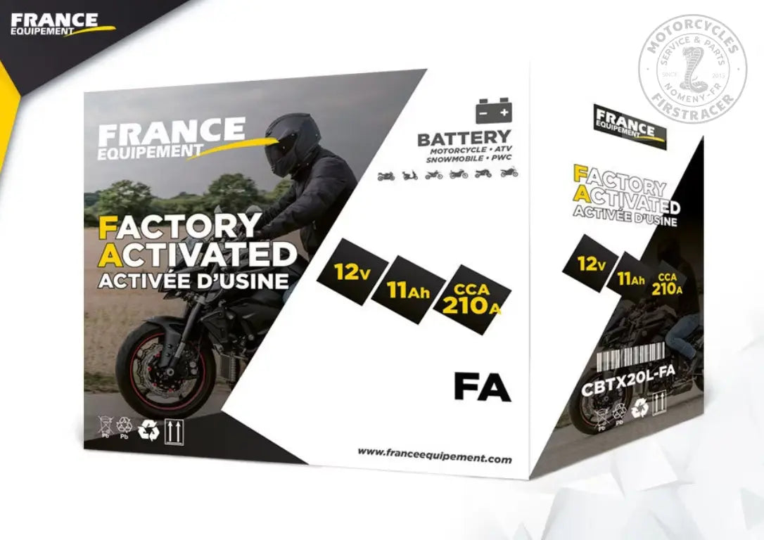 Batterie activée usine prête à l'emploi pour URAL 750 toutes années FRANCE EQUIPEMENT YTX20L SLA Firstracer