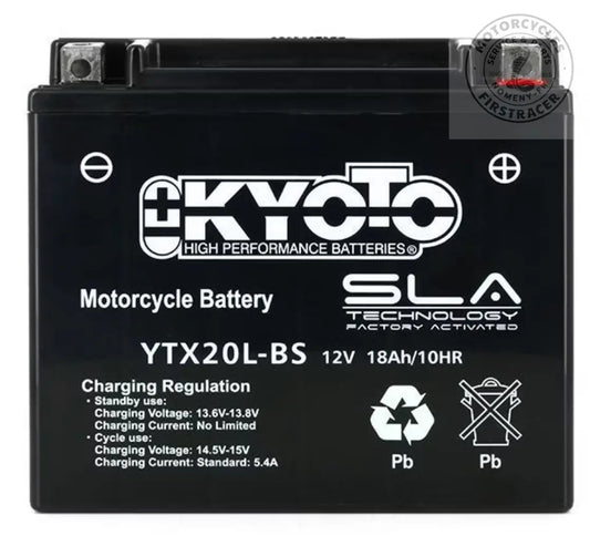 Batterie pour URAL YTX20L-BS SLA-AGM KYOTO - Sans Entretien - Prête à l'Emploi Firstracer