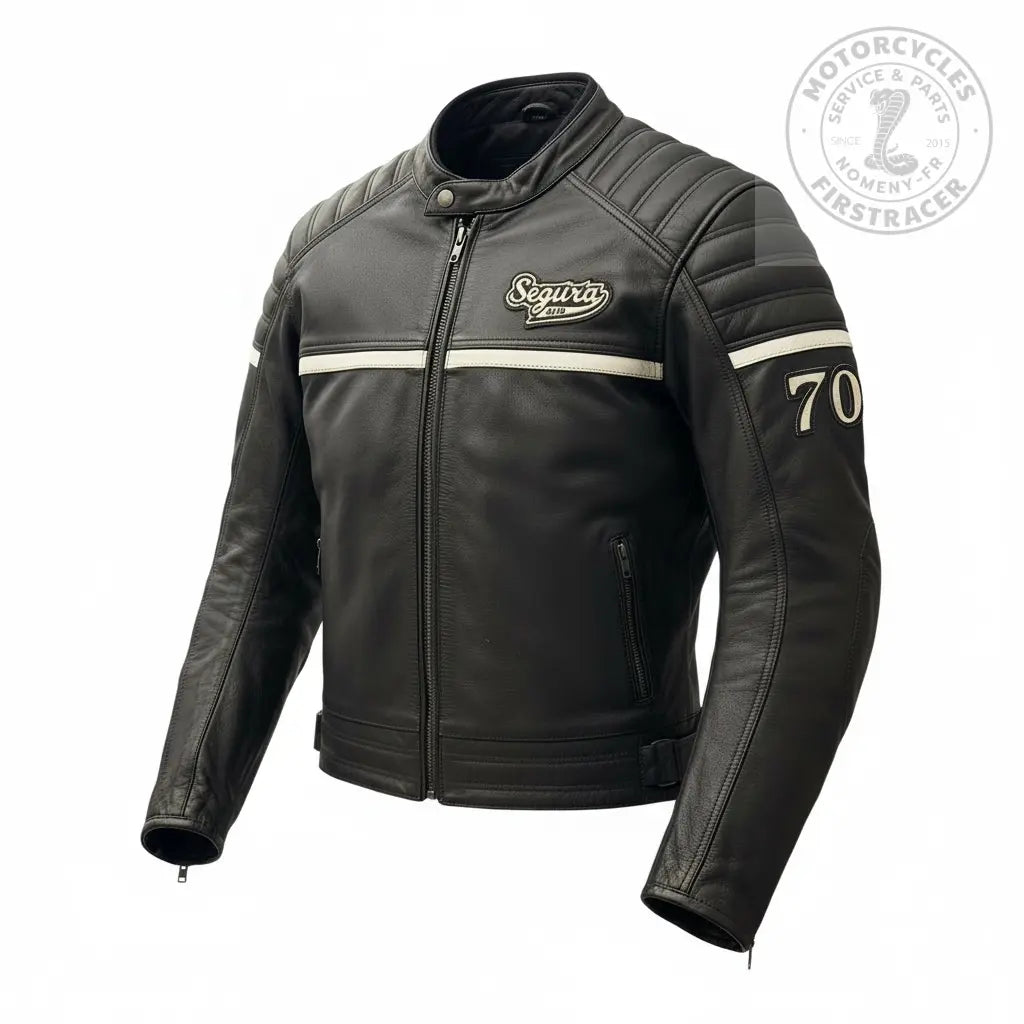 Blouson Segura TWIN – Noir 1970 Firstracer