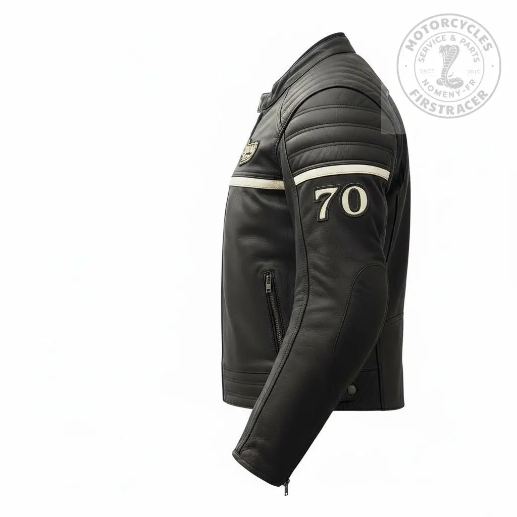 Blouson Segura TWIN – Noir 1970 Firstracer