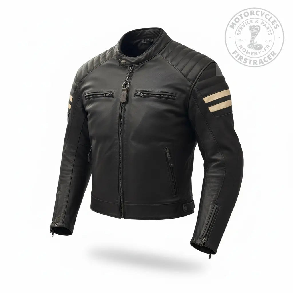 Blouson Segura Vintage Power 70 – Marron Foncé Firstracer