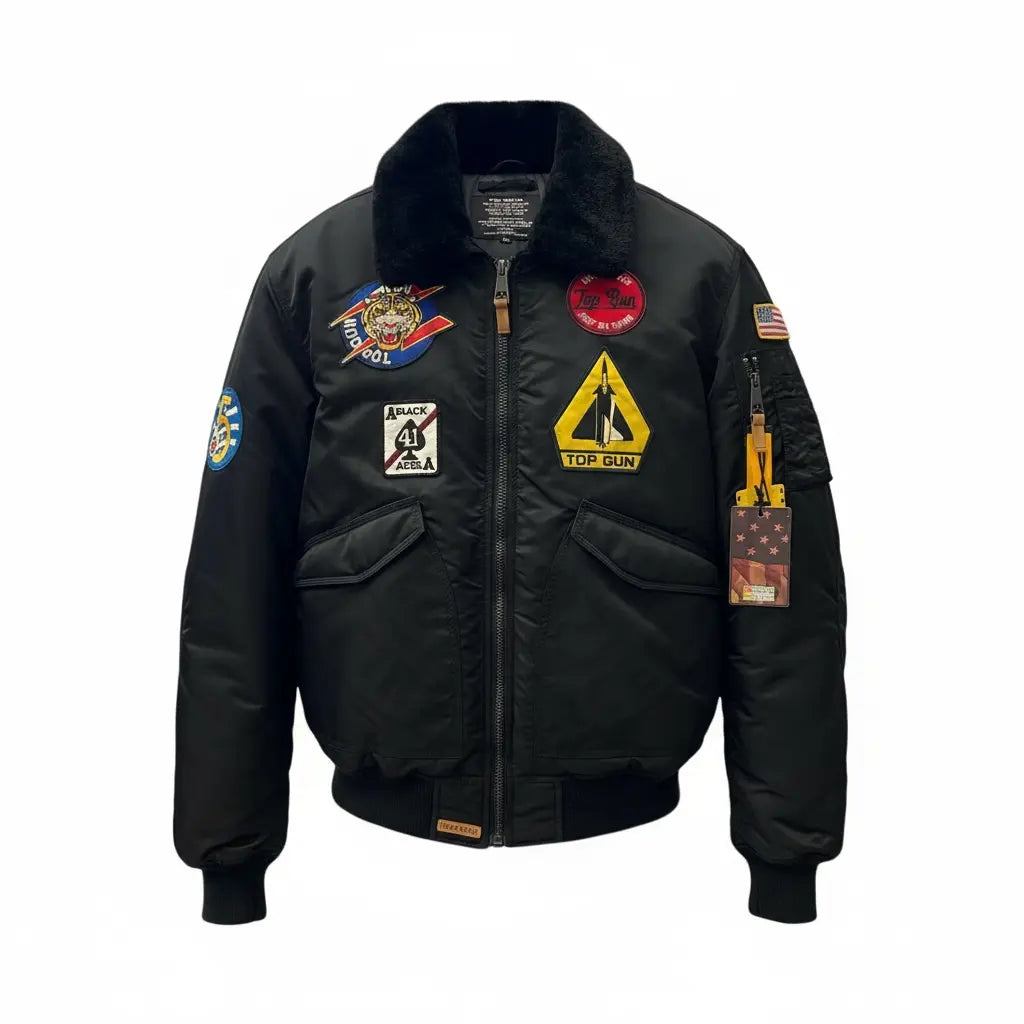 Blouson Top Gun Air Force – Noir Firstracer