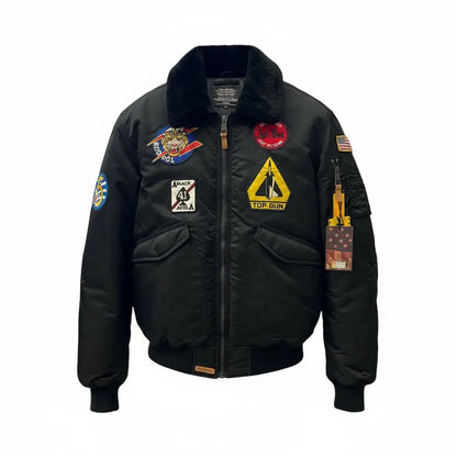 Blouson Top Gun Air Force – Noir Firstracer