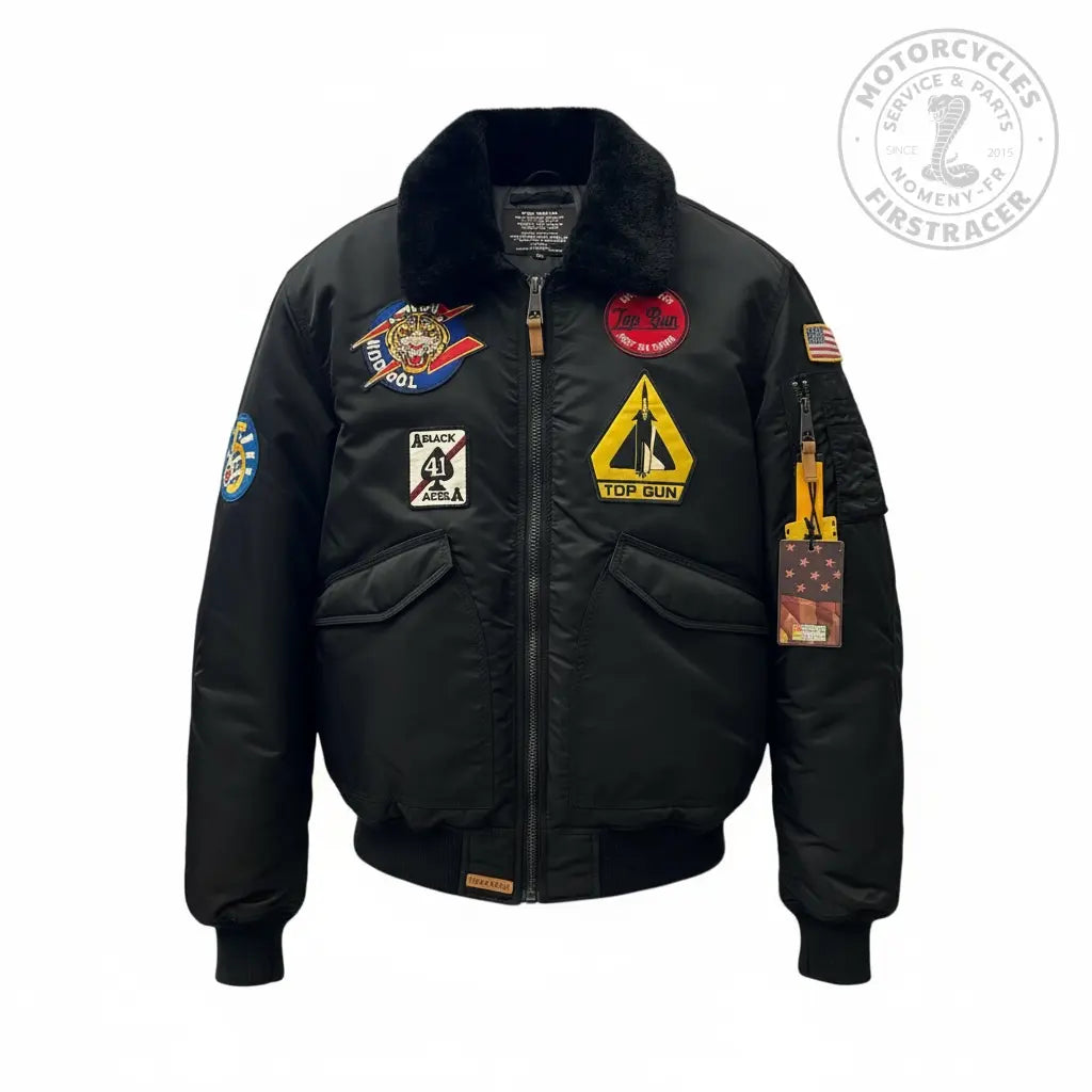Blouson Top Gun Air Force – Noir Firstracer