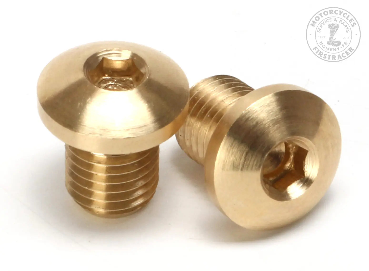 Bouchons fileté noir pour fixation rétroviseur Royal Enfield / BSA Firstracer