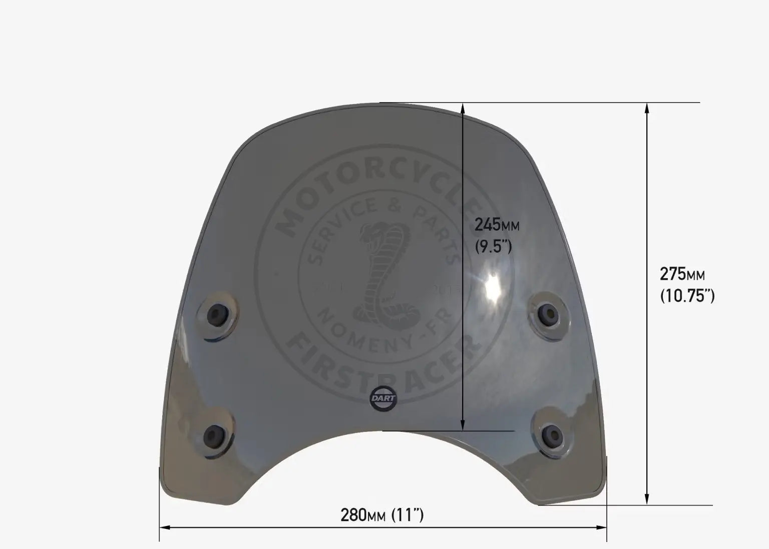 Bulle DART Série 3 – Royal Enfield Meteor 350 Firstracer