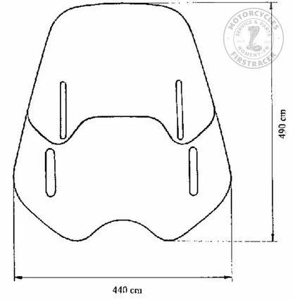 Bulle MRA Varioscreen – Side-car Ural + kit fixation guidon Firstracer