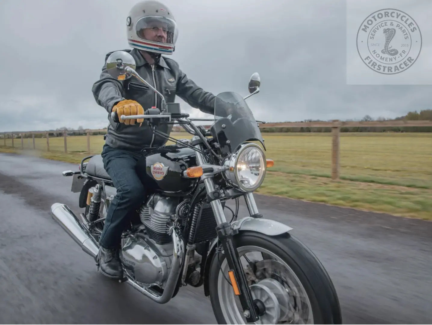 Bulle Saute vent Dart Model3 Royal Enfield - Interceptor 650 - Meteor 350 - Super Meteor 650 Firstracer