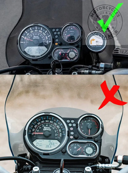 Bulle saute vent haut Royal Enfield Himalayan euro 5 Firstracer