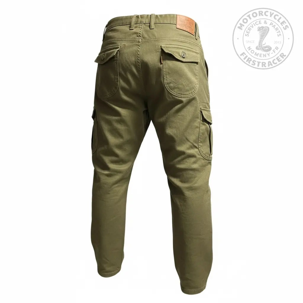 By City – Pantalon Docks Man Green Firstracer