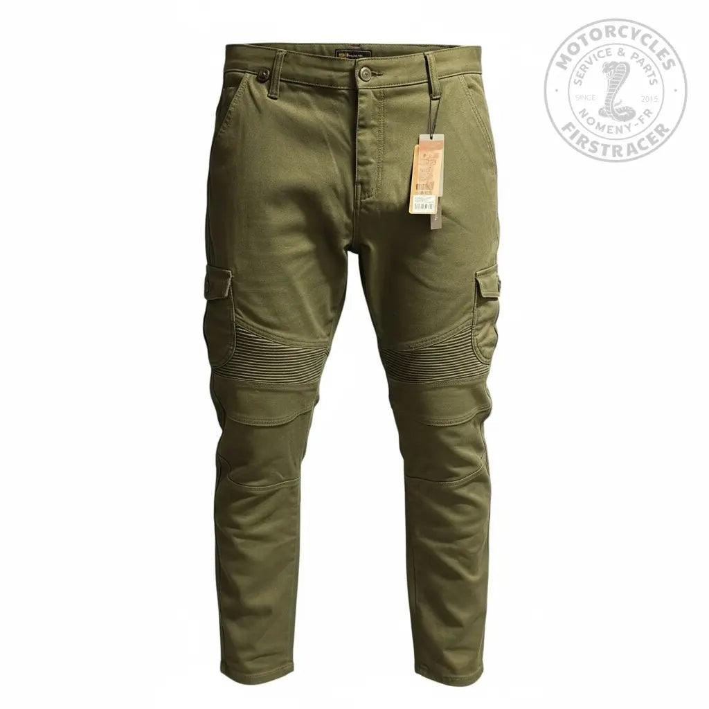 By City – Pantalon Docks Man Green Firstracer