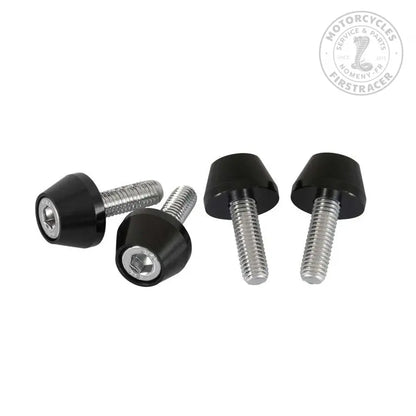 Caches vis Amortisseurs Motone Triumph Noir x4 Firstracer