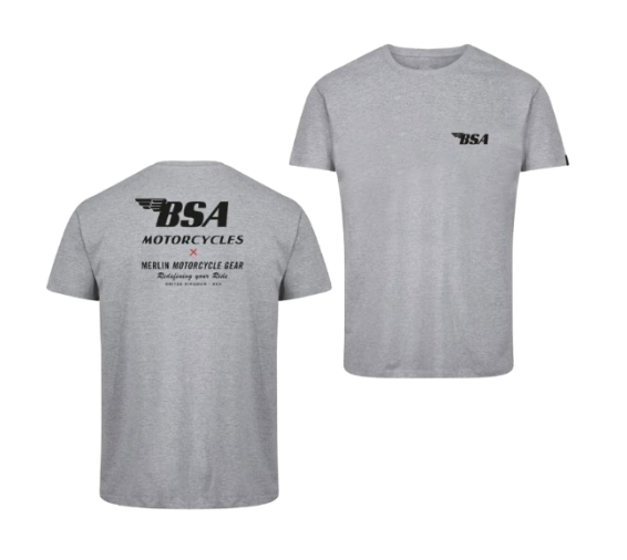 T-SHIRT Gris - BIRMINGHAM BSA