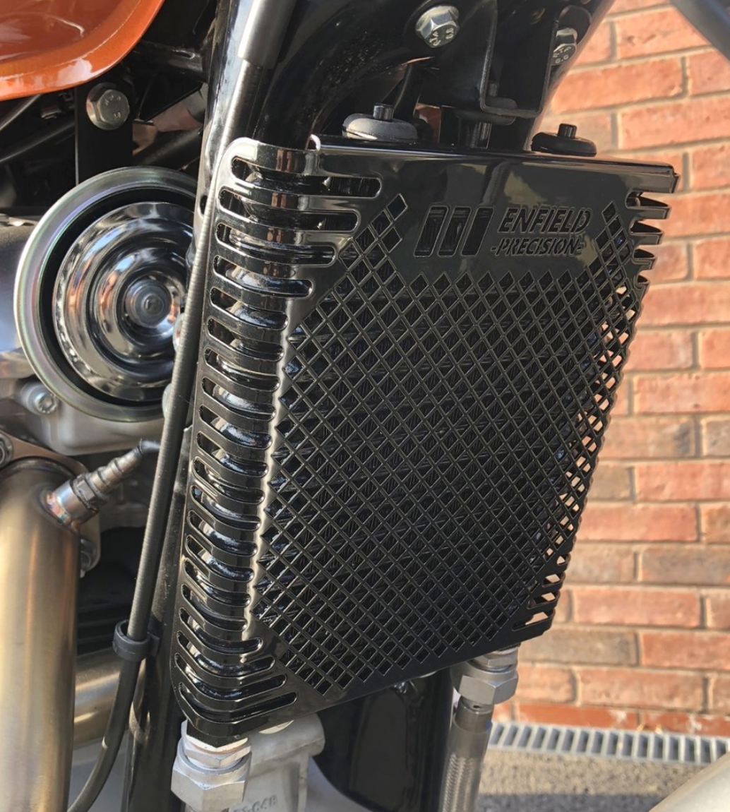 Protection radiateur Enfield Precision inoxydable 650 Twins