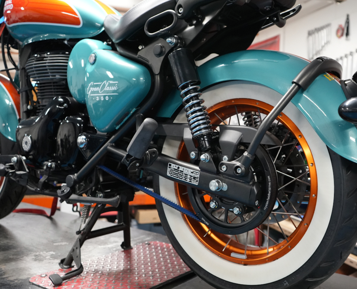 KIT CONVERSION TRANSMISSION COURROIE RSTECH – RAPPORT D’ORIGINE – GOAN CLASSIC 350 Firstracer