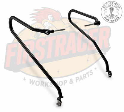 Supports de sacoches souples noirs Royal Enfield Firstracer