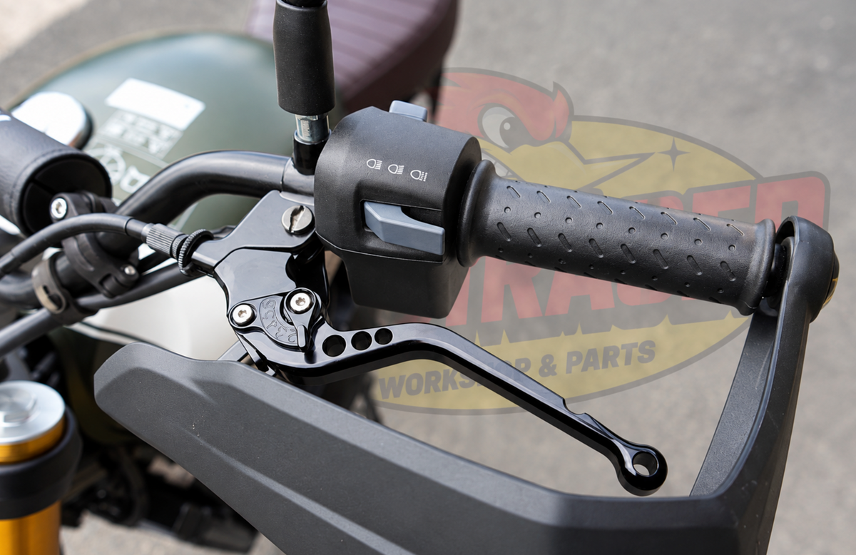 Leviers réglables noirs CNC – Triumph Speed 400 / Scrambler 400 X Firstracer