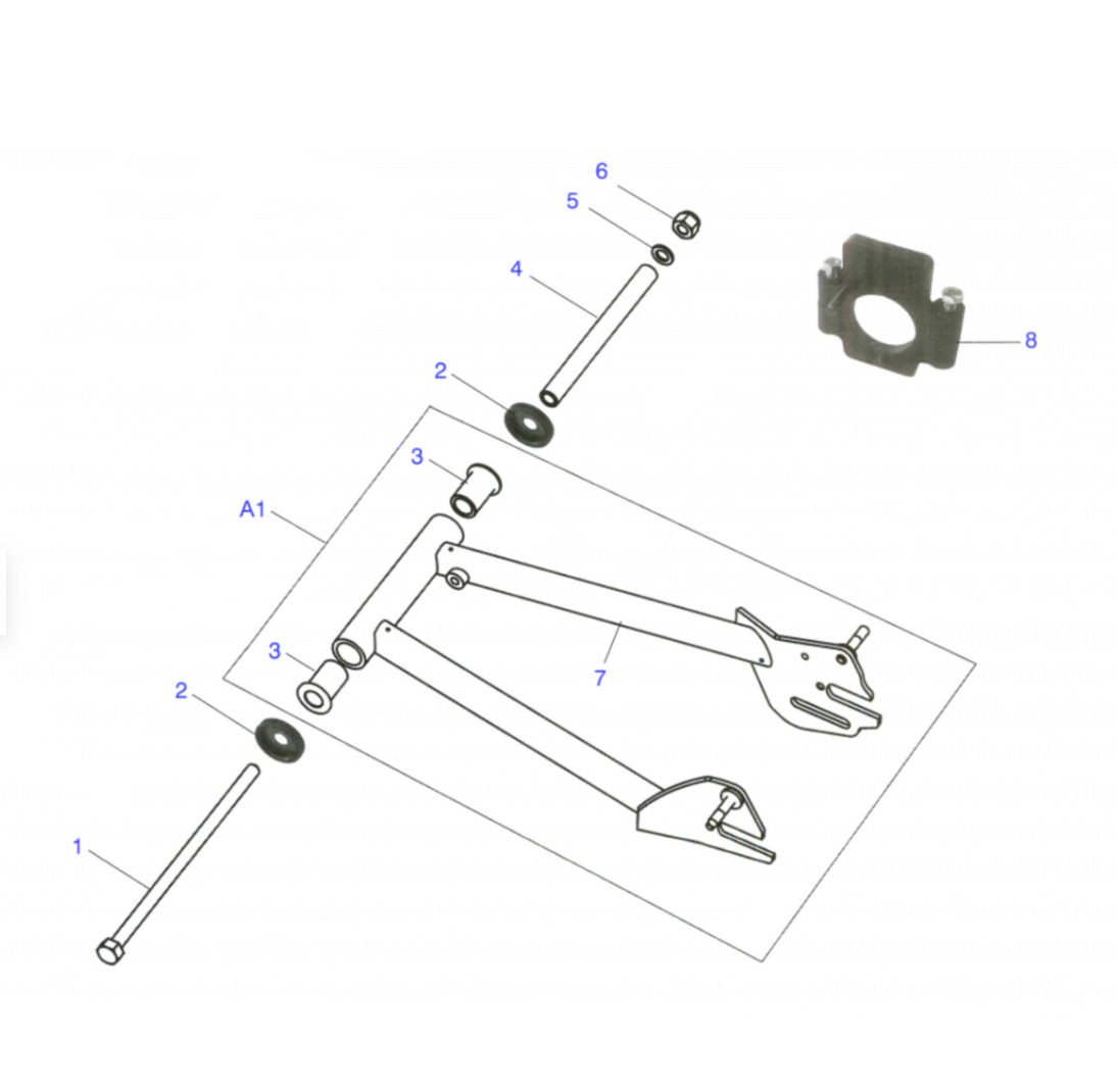 Schwinge mit Buchsen - Royal Enfield Bullet EFI 500 (2011-2021)