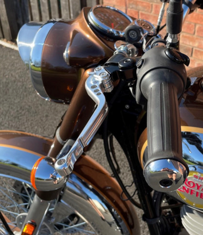 Leviers réglables usinés Royal Enfield 350 Classic, Bullet, Meteor, Hunter