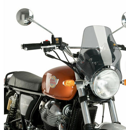 Bulle saute vent teinté clair pour Royal Enfield 650 Twins