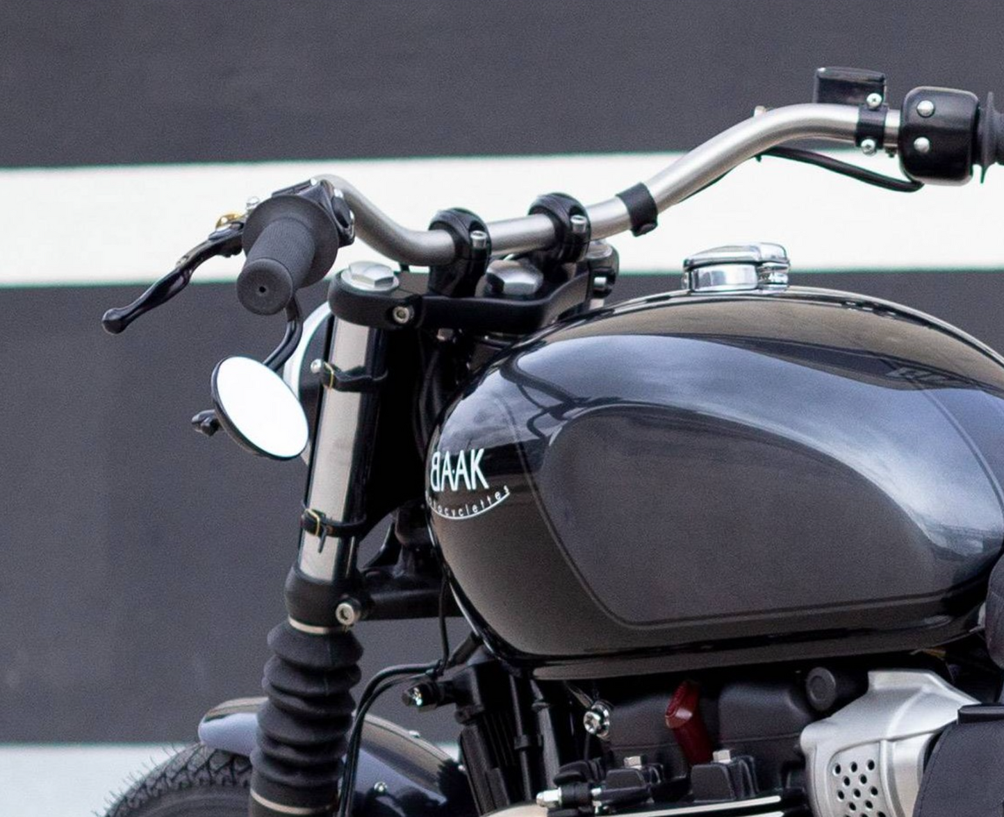 Rétroviseur moto rond BAAK