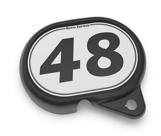 Plaque numéro latérale gauche/droite – Royal Enfield Bullet Trials / 500 EFI