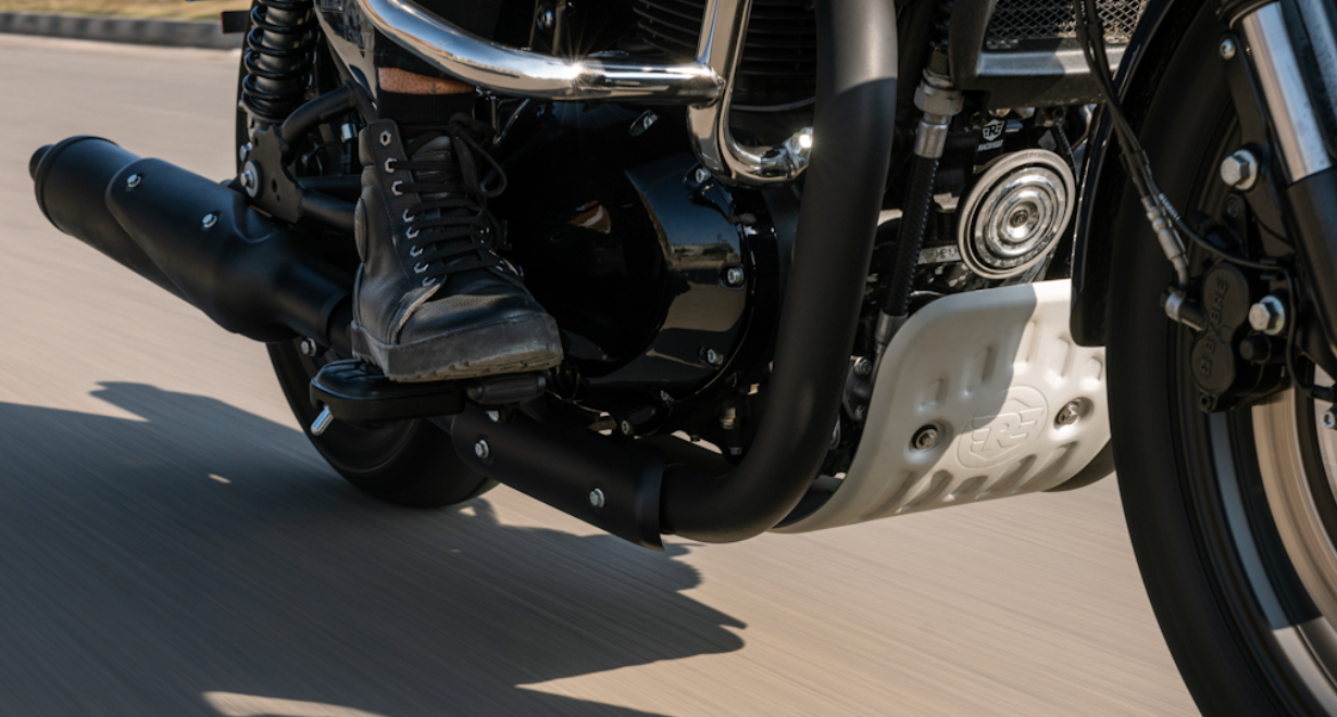 SABOT MOTEUR ALUMINIUM OU NOIR – ROYAL ENFIELD 650