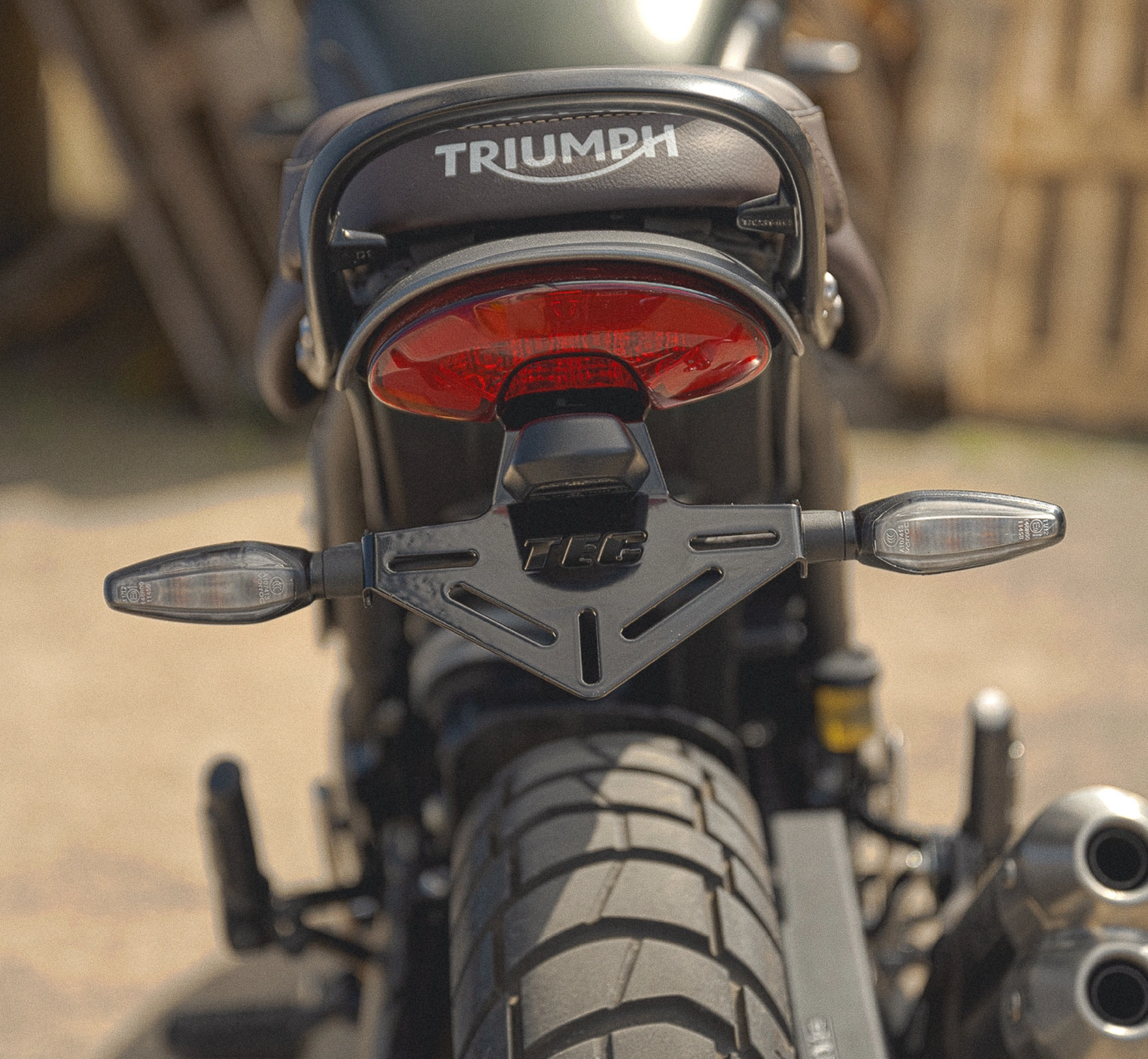 Support de plaque arrière – Triumph Speed 400 / Scrambler 400 X Firstracer