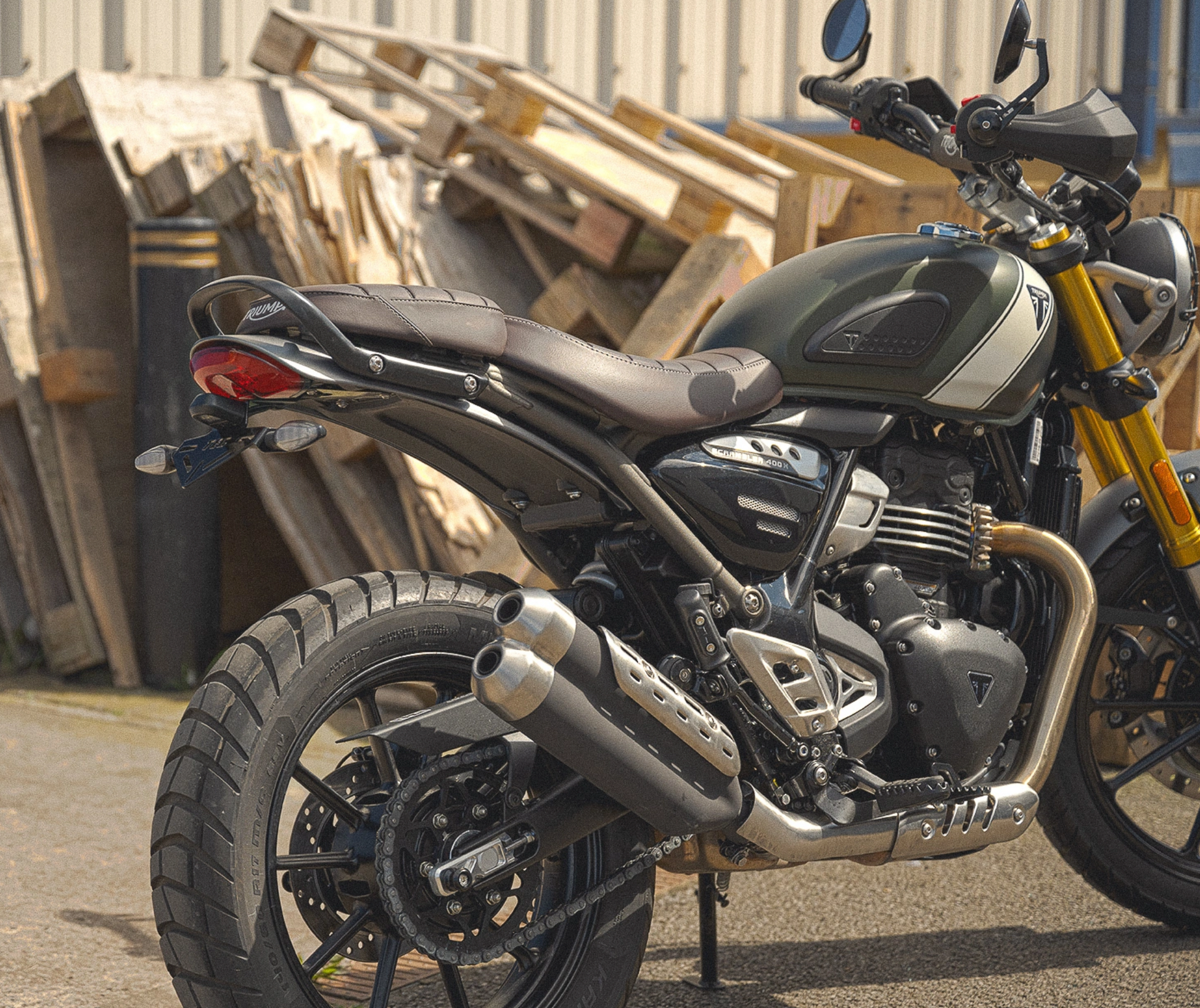 Support de plaque arrière – Triumph Speed 400 / Scrambler 400 X Firstracer