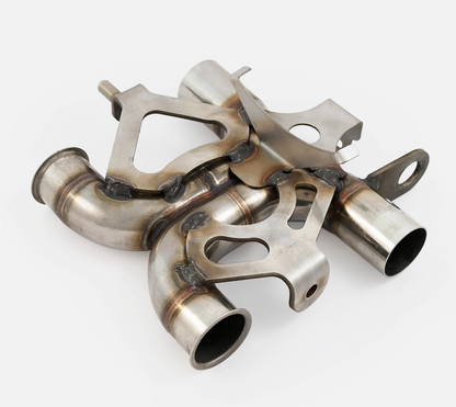 X-Pipe décatalysé inox (De-CAT) – Triumph Bonneville Firstracer