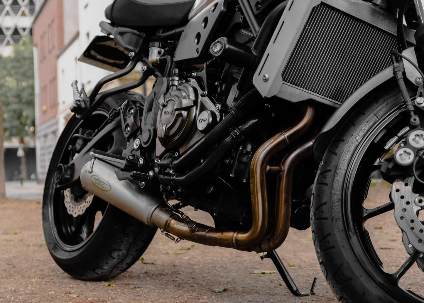 Ligne Echappement complète 2-en-1 inox – Yamaha MT-07 / FZ-07 / Tracer 700 Firstracer
