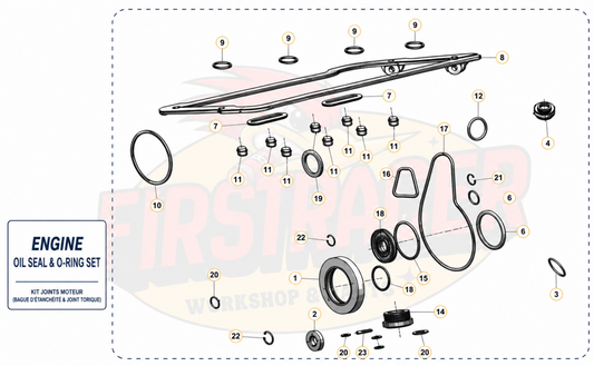 KIT JOINT HAUT MOTEUR OEM CHANGJIANG CJ650 EURO 4 / EURO 5 Firstracer
