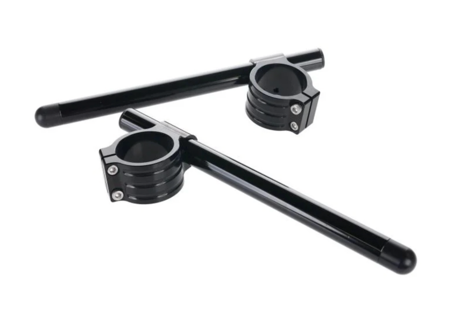 Demi-guidons noirs Ø41 mm pour Royal Enfield Continental GT 535 &amp; 650 (la paire) Firstracer