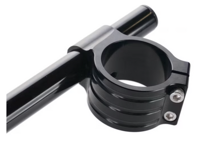 Demi-guidons noirs Ø41 mm pour Royal Enfield Continental GT 535 &amp; 650 (la paire) Firstracer