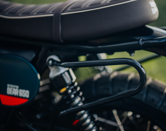 Supports de sacoches souples noirs Royal Enfield Firstracer