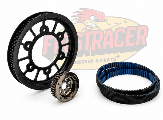 KIT CONVERSION TRANSMISSION COURROIE RSTECH – RAPPORT D’ORIGINE – GOAN CLASSIC 350 Firstracer